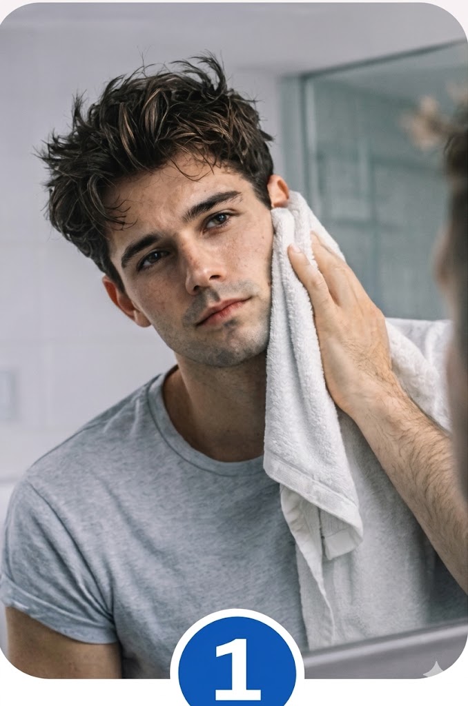 Step 1 - Clean Skin